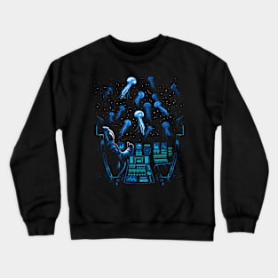 Astronaut Jellyfish Crewneck Sweatshirt